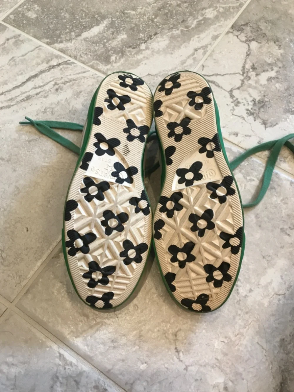 Converse Golf de Fleur Green and White Sneakers Women’s 9 Men’s 7 - Picture 5 of 7